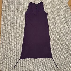 ilaria nistri purple tank top dress